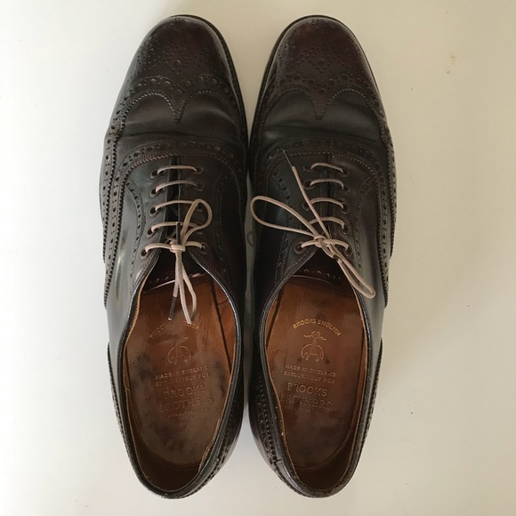 Shell Cordovan Brooks Brothers Wingtip England 10 - Picture 8 of 8